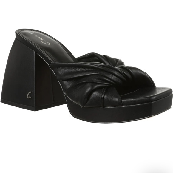 Circus NY Shoes - NEW In Box Size 6 Circus NY Woman’s Marianna Sandal  Black 3 3/4" heel1"platform